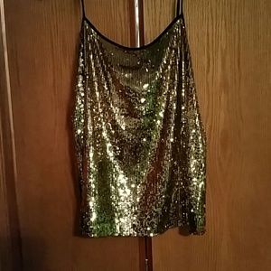 Sequin tank top