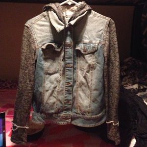 Jean//fabric jacket