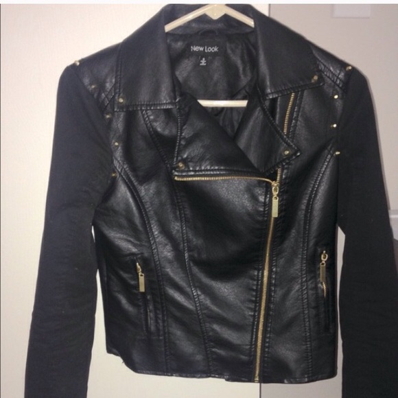 New Look Jackets & Blazers - Faux Leather Studded Jacket
