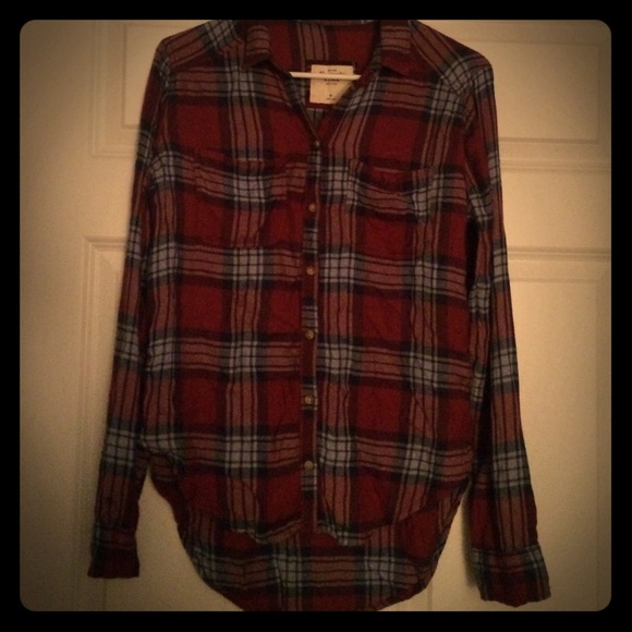 Oversized, super soft Abercrombie Flannel