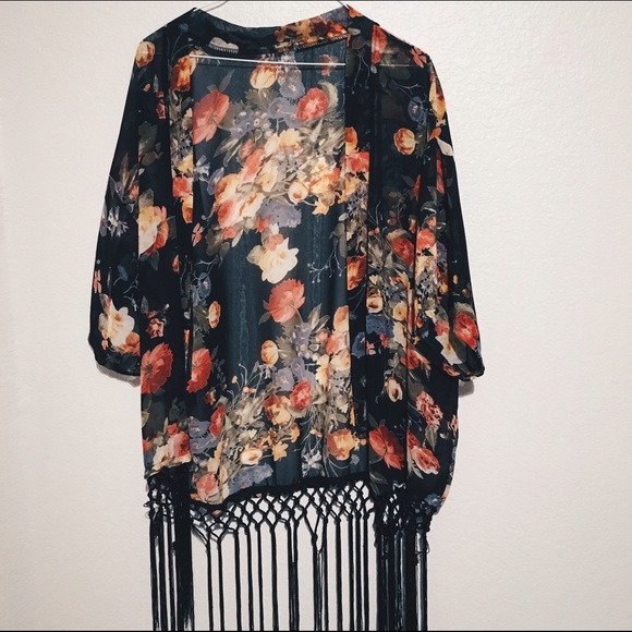 Floral kimono