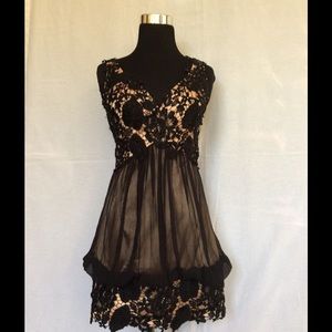 Jovani Silk Chantilly lace dress
