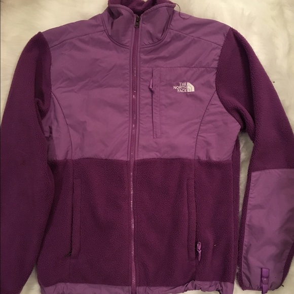 Purple North Face Fleece Jacket