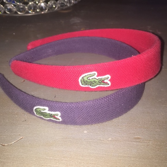 Red Lacoste Headband!