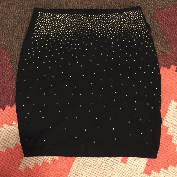 High waisted mini skirt