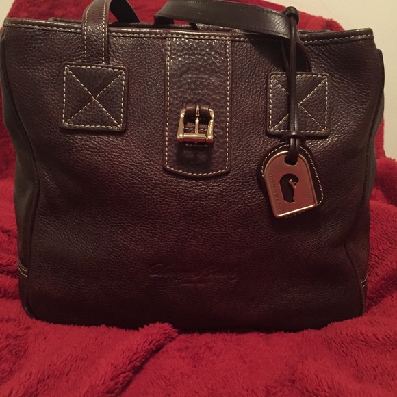 Dooney & Bourke brown leather bag - Picture 2 of 4
