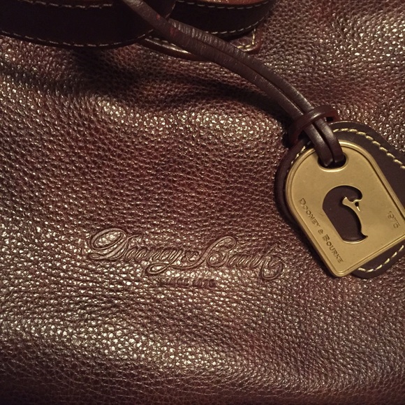 Dooney & Bourke brown leather bag - Picture 3 of 4