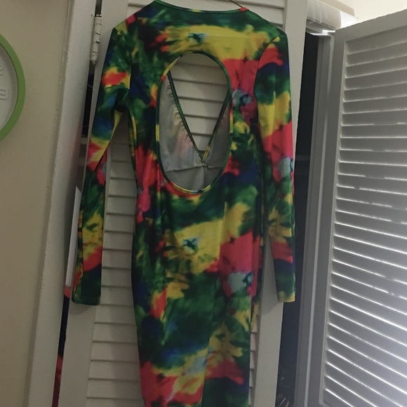 Multi-Colored Dress - Picture 2 of 2