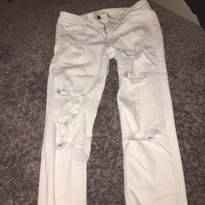 White American eagle jeans