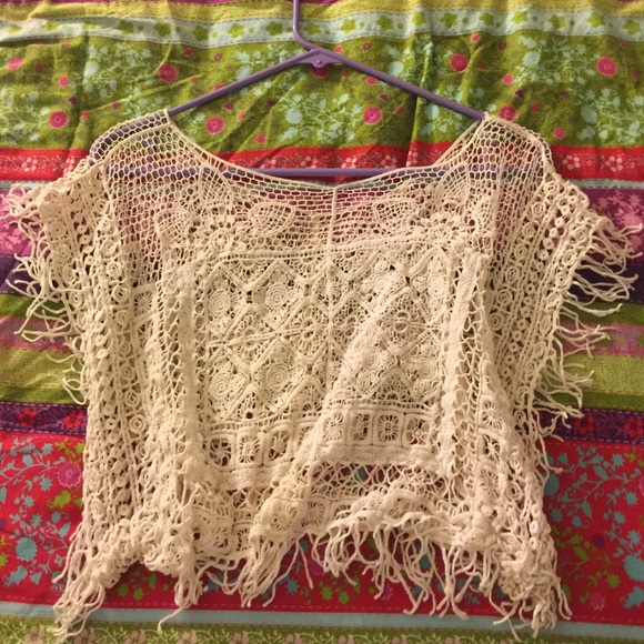 Lace crop top