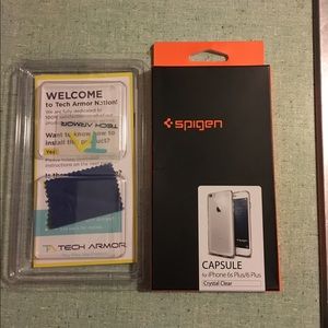 iPhone 6s/6 plus case and tech armor screen cover