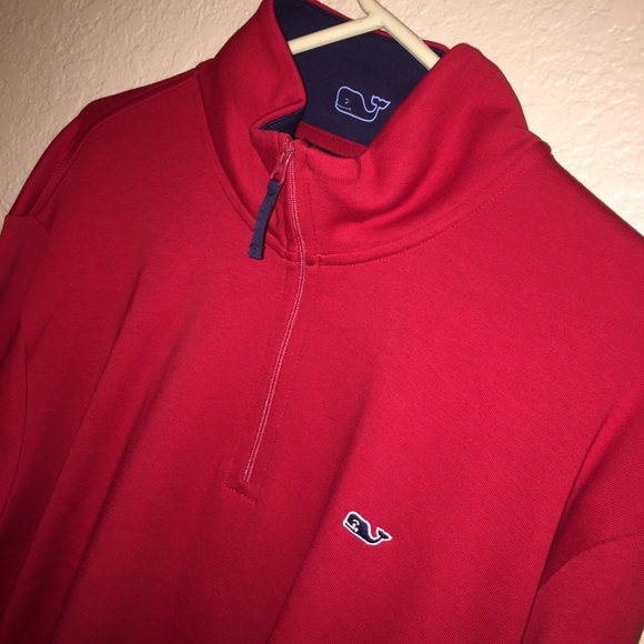 Never Worn,With Tags Vineyard Vines Red XL 1/4 Zip