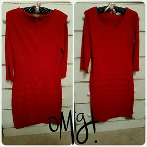 Calvin Klein classic red dress