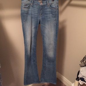 Mother the runaway bootcut jeans