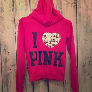 VS PINK Sparkle Hoodie! 💎🎀🎀🎀🎀💎💎