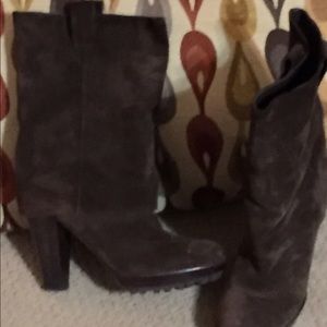 Nine West Brown Suede Boots