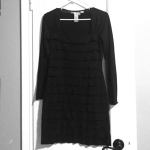 Black long sleeved dress size small