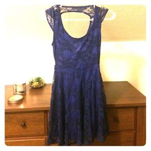 Wet Seal Navy skater style dress