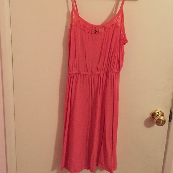 Coral dress