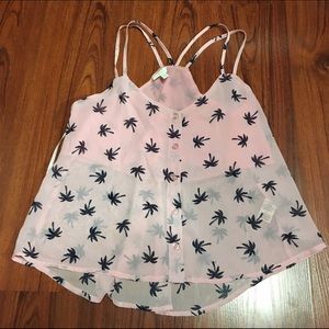 Palm tree cover up top