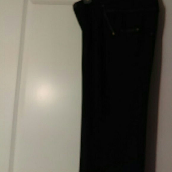 Black Pant with Genuine Leather - Picture 4 of 4