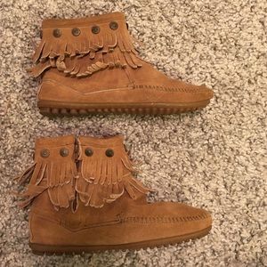 Minnetonka Moccasins short ankle boot
