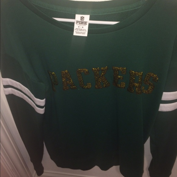 Packers pull over crew neck sweatshirt