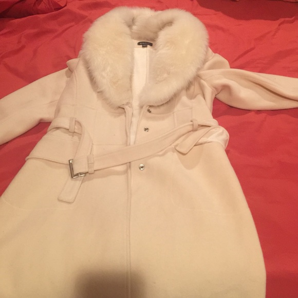 Bebe off white coat