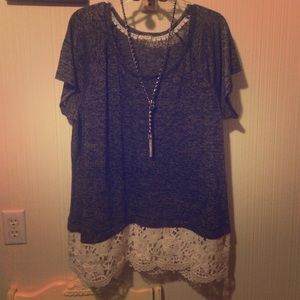 Lightweight grey top