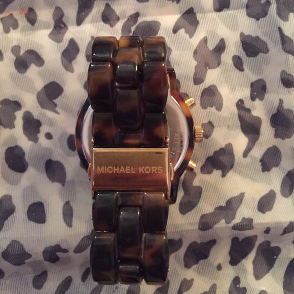 Tortoise Michael Kors Watch