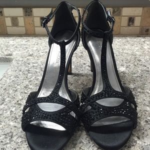 Antonio Melani black jewled heals