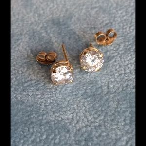14K Gold DQCZ Studs