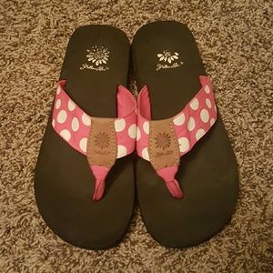 Yellow Box Flip Flops