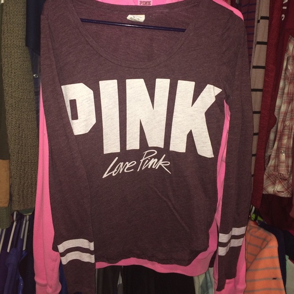 PINK light weight long sleeve