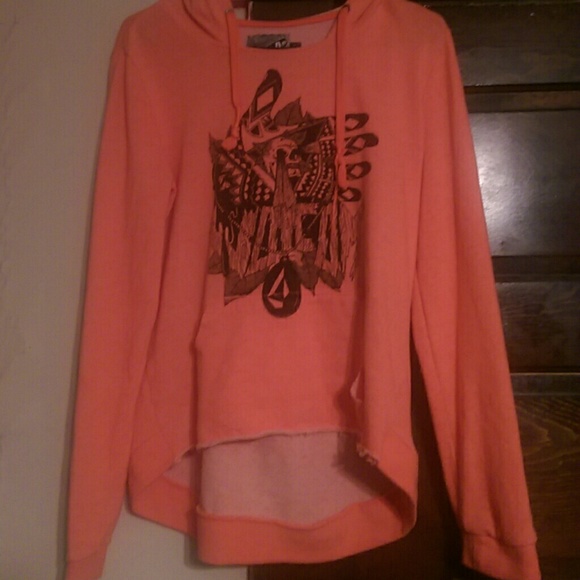 Coral Volcom Hoodie