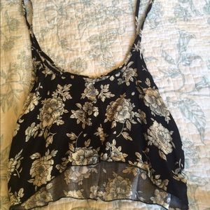 Brandy Melville floral tank top