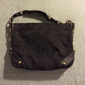 Classic black Coach purse
