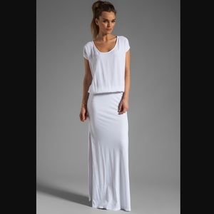 Monrow crepe woven maxi dress