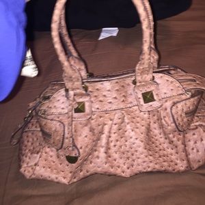 Jessica Simpson faux ostrich detail Color Taupe
