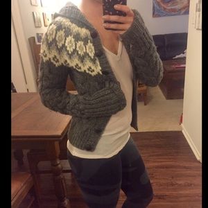 Cozy wool winter sweater