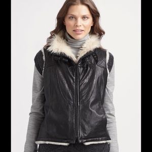 SOLD!! Tory Burch Shearling Vest