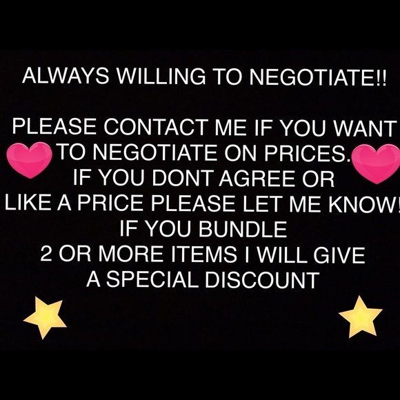 IF INTERESTED IN PRODUCT NEGOTIATE!