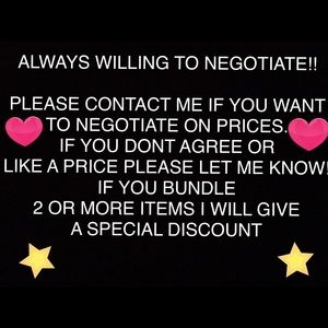 IF INTERESTED IN PRODUCT NEGOTIATE!