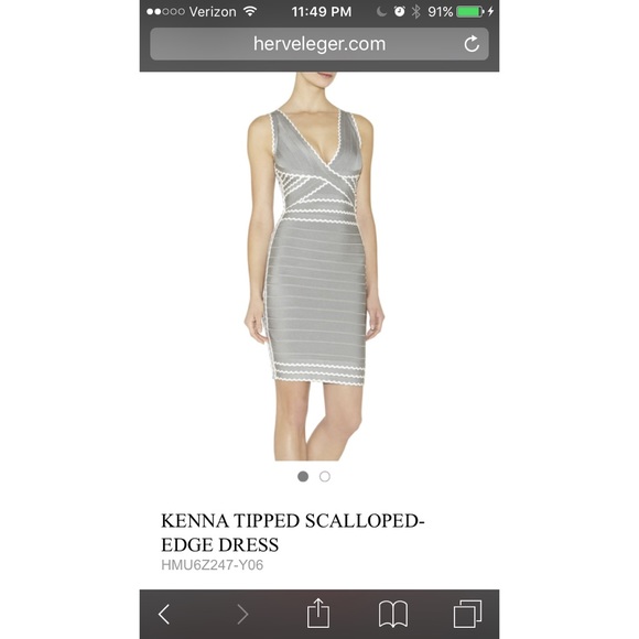 Authentic Herve Leger Kenna bandage dress