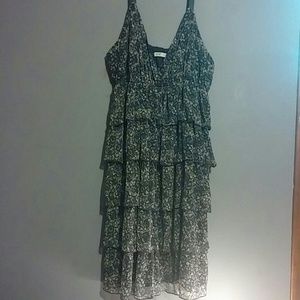 Fun and cute grey,pink and purple dress.