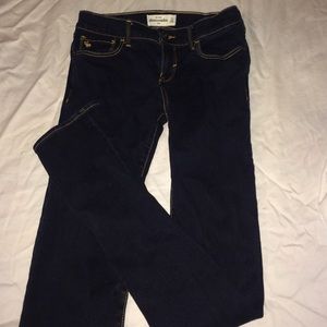 Abercrombie dark wash jeans