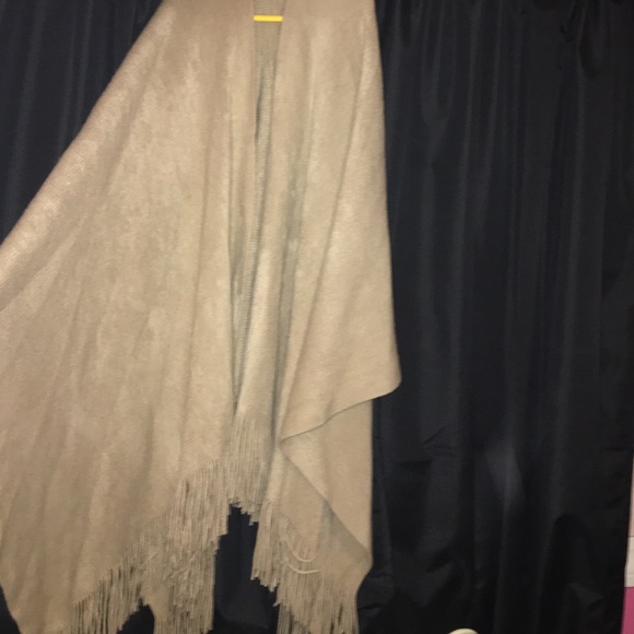 Beautiful Camel Colored Fringe Shrug! never Worn