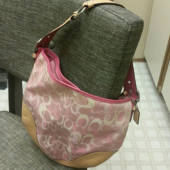 Authentic Pink Coach Bag