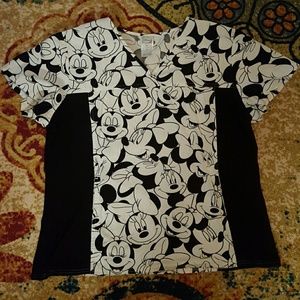 Minnie mouse xl scrub top