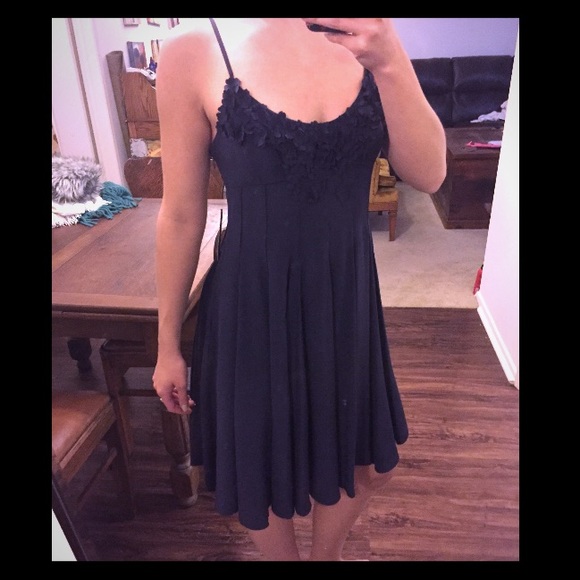 Rebecca Taylor navy blue dress